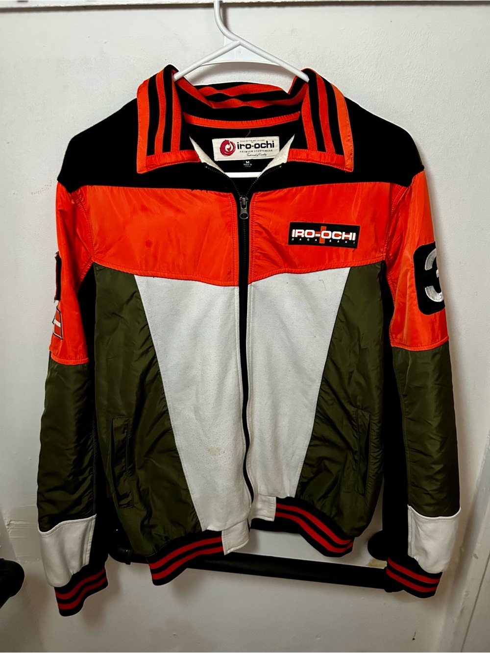 Iro-Ochi Nagasaki Rescue Jacket Mens M Colorblock Japanese Streetwear Y2K
